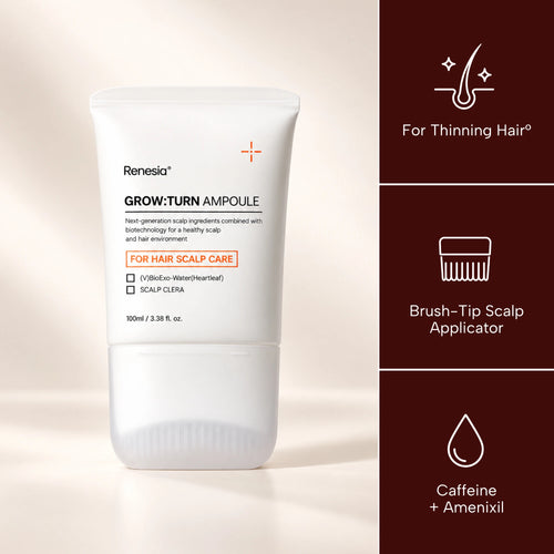 Renesia Scalp Growth Serum with brush-tip scalp applicator