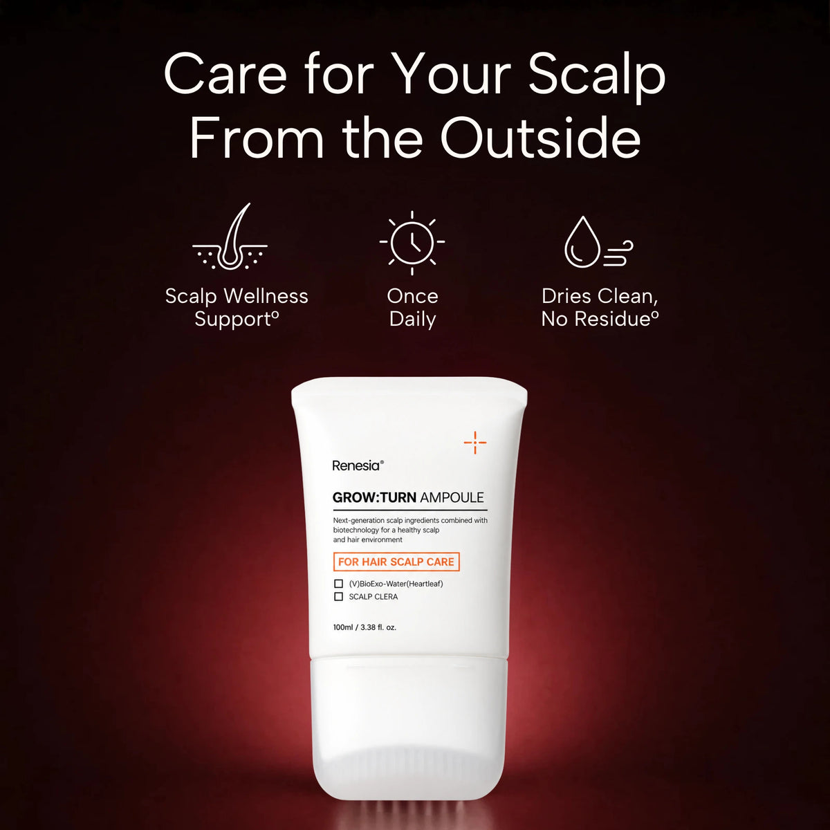 Care for your scalp from the outside