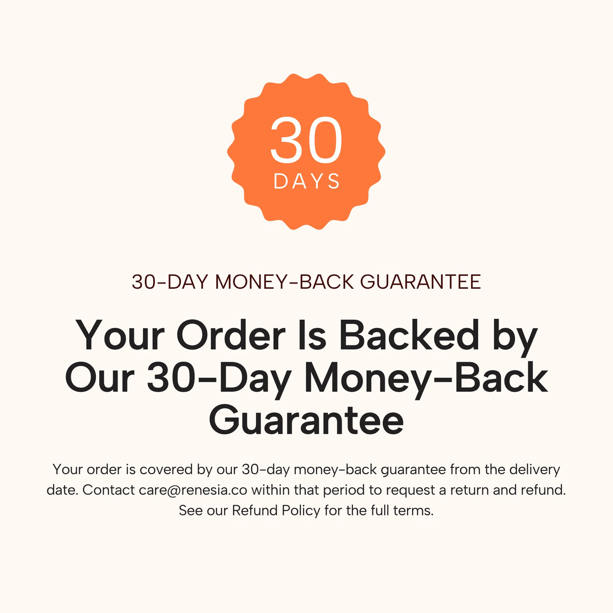 30-day money-back guarantee