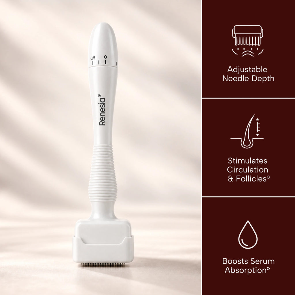 Renesia Scalp Growth Stamp with adjustable needle depth