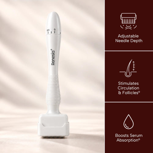 Renesia Scalp Growth Stamp with adjustable needle depth